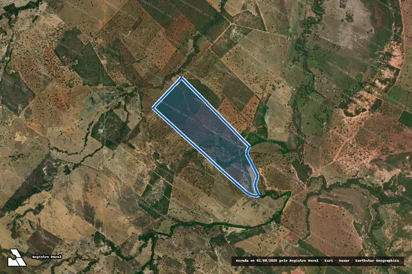 Imagem de satélite de Fazenda Boi Preto ou Alegre - Parte 1 em Arinos - MG
