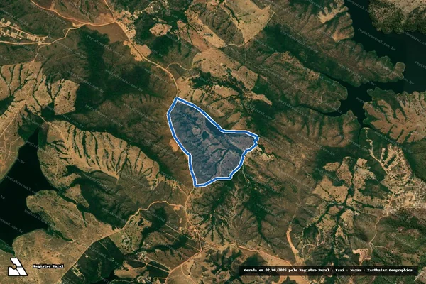 Imagem de satélite de FAZENDA CAXAMBÚ JATOBÁ  - Parte 1 em Alexânia - GO