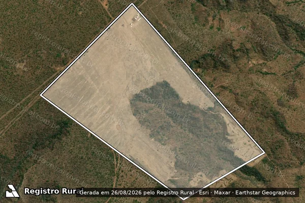 Imagem de satélite de FAZENDA SERRADOR - Parte 1 em Uruçuí - PI