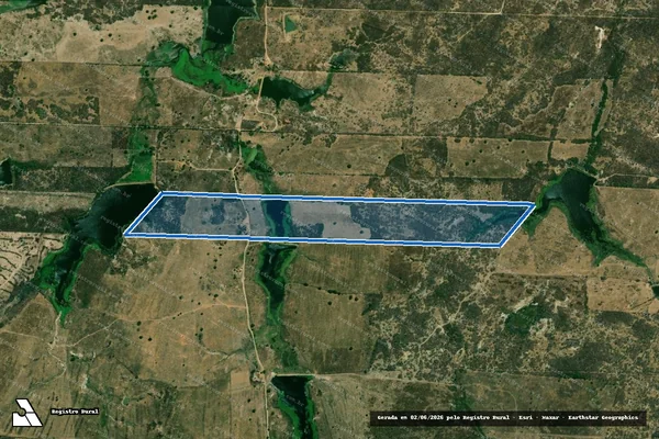 Imagem de satélite de SITIO TABOLEIRO ALTO ? LOTE 0065 - Parte 1 em Iracema - CE