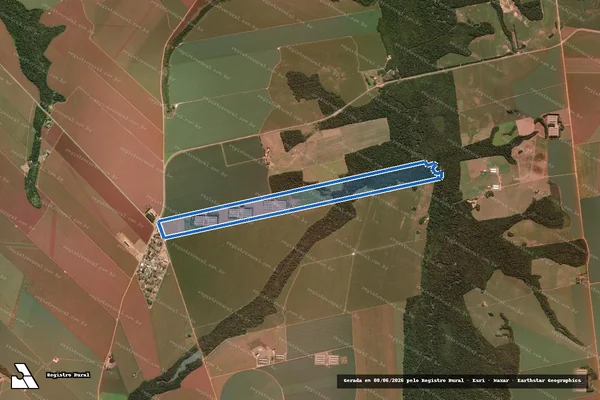 Imagem de satélite de LOTE 101 - SETOR 07 em Lucas do Rio Verde - MT