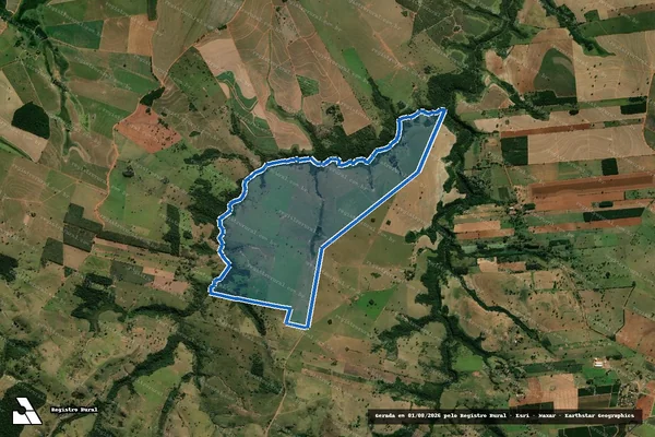 Imagem de satélite de Fazenda Itália - PARTE 1 em Lutécia - SP