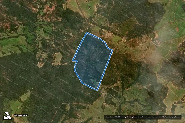 Imagem de satélite de Estância Santa Fé em Itiquira - MT