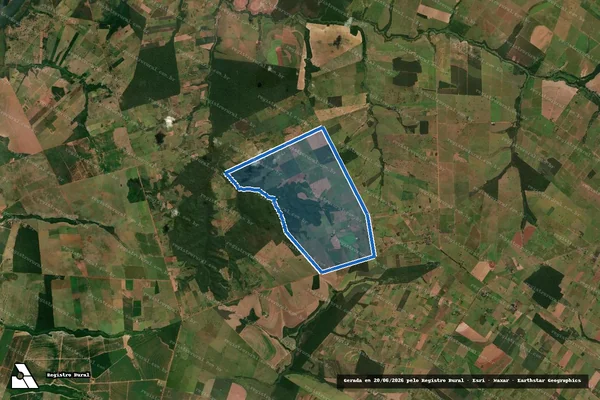 Imagem de satélite de Fazenda Jaracatia - Parte 1 em Querência do Norte - PR
