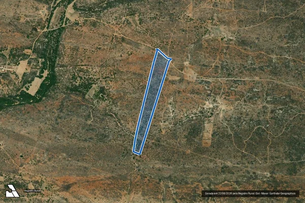 Imagem de satélite de FAZENDA DSW - GLEBA G - GLEBA B em Soledade - PB
