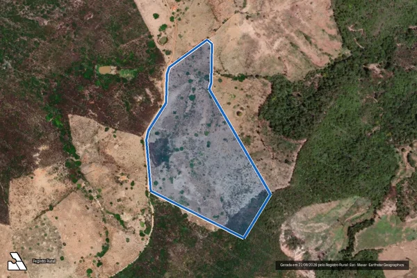 Imagem de satélite de Fazenda Olho D água - Parte 1 em Francisco Badaró - MG