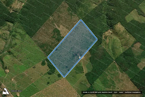 Imagem de satélite de LOTE 119 DA GLEBA 28 PIC BC - Parcela 1 em Barra do Corda - MA
