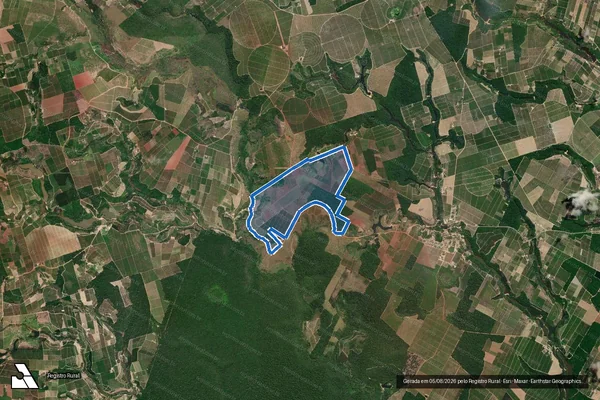 Imagem de satélite de Fazenda Cerejeira - PARCELA 01 em Jaguaré - ES