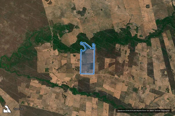 Imagem de satélite de FAZENDA MATA GRANDE / LOTE 05 em None