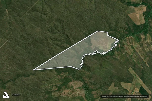 Imagem de satélite de Fazenda São Romão - Parte 4 em Mirador - MA