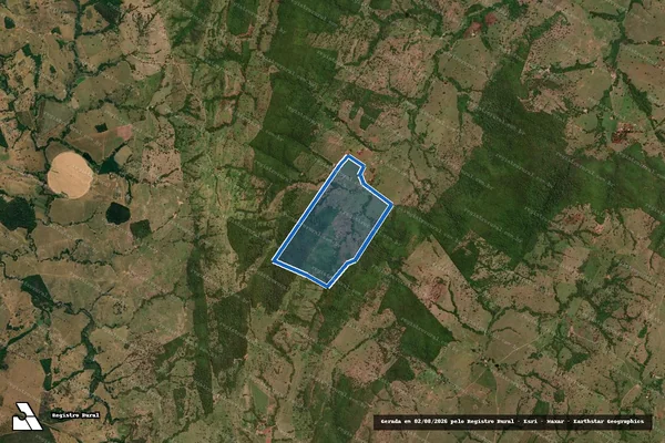 Imagem de satélite de FAZENDA FUNDÃO - Parte 6 em Moiporá - GO