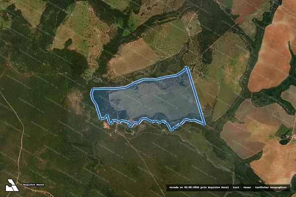 Imagem de satélite de Fazenda São José - Parte 1 em Itiquira - MT