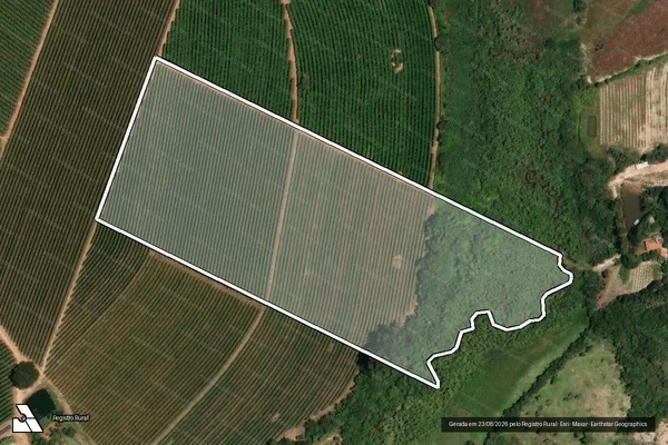 Imagem de satélite de Fazenda Castelhana de Baixo, lugar denominado ?Ginipapo? - Parte 1 em Monte Carmelo - MG