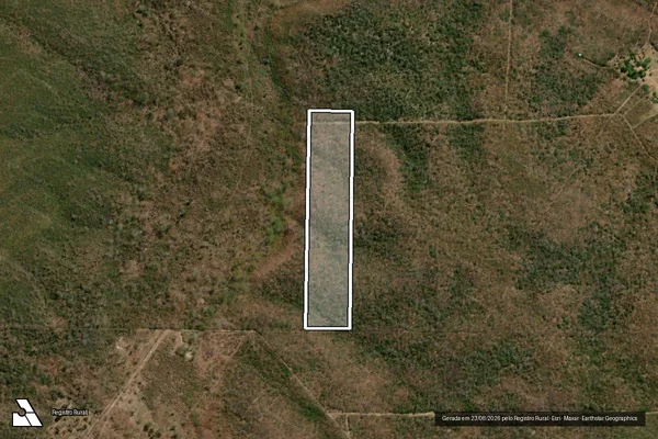 Imagem de satélite de Fazenda Monte Alegre I - Lote 32 em Santa Rita de Cássia - BA