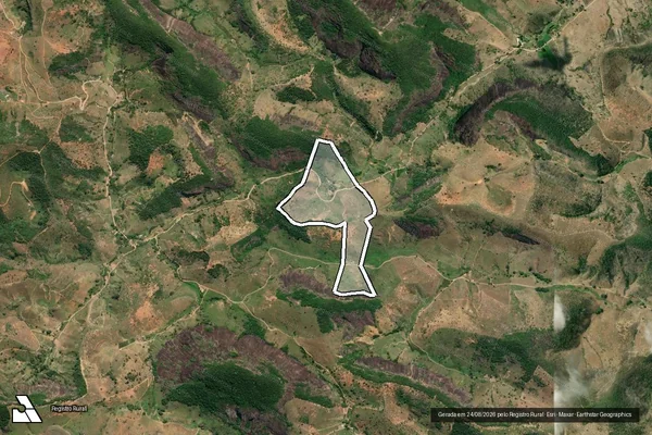 Imagem de satélite de FAZENDA JAMAICA - GLEBA-01 em Mantena - MG