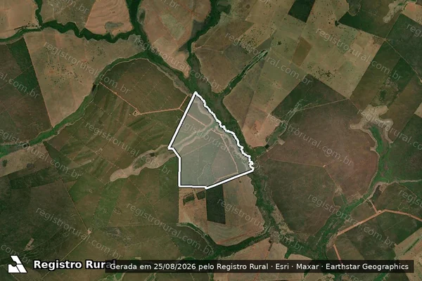 Imagem de satélite de Fazenda São Benedito em Três Lagoas - MS