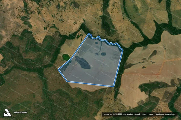 Imagem de satélite de Fazenda Nossa Senhora Aparecida em Água Boa - MT