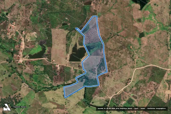 Imagem de satélite de SITIO VARZEA ALEGRE - GLEBA 3 em Milhã - CE