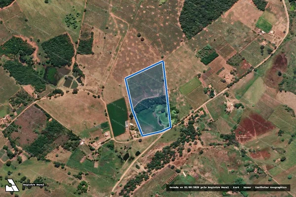 Imagem de satélite de Fazenda Barreiro - GLEBA B em Candiba - BA
