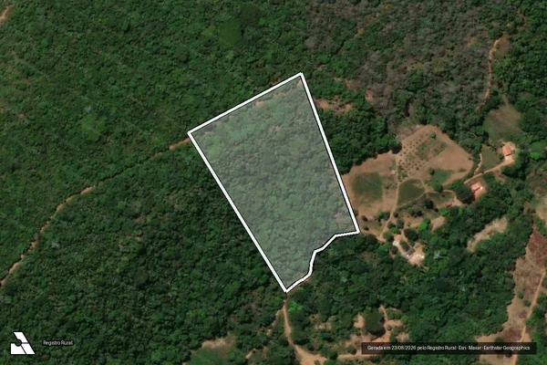 Imagem de satélite de Sítio Santa Cruz 2 - Parte 1 em Catuji - MG