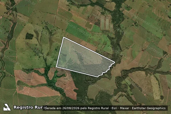 Imagem de satélite de Fazenda Santo Antonio - Parte 1 em Mirandópolis - SP