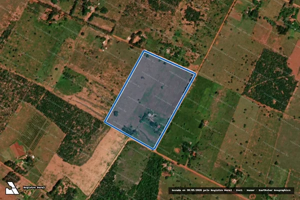 Imagem de satélite de P. A. Alambari - Lote 25 (FETAGRI) - P. A. Alambari em Sidrolândia - MS