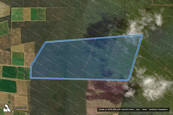 Imagem de satélite de RANCHO DO PEREIRO - GLEBA TOTAL em Baraúna - RN