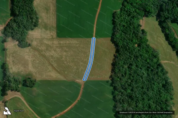 Imagem de satélite de Narcizo Slongo - PARTE 2 - ESTRADA em Sananduva - RS