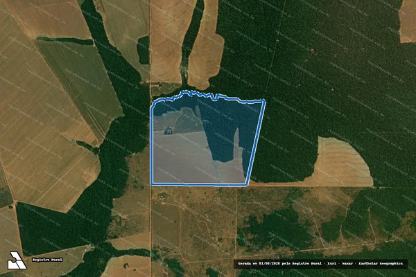 Imagem de satélite de Fazenda Mangueirinha - Parte 10 em Tapurah - MT