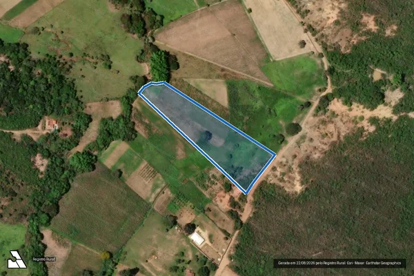 Imagem de satélite de FAZENDA LAGOA - Parte 1 em São João do Paraíso - MG