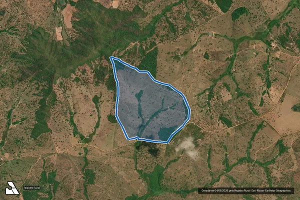 Imagem de satélite de Fazenda Serrinha, destaque da Fazenda Bocaina - Parte 1 em Corumbaíba - GO