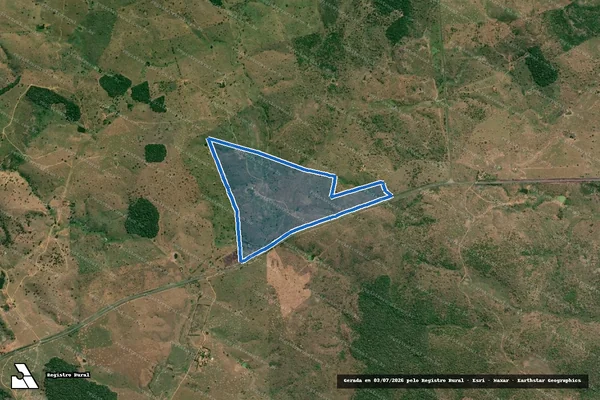 Imagem de satélite de FAZENDA LAGOA REAL - REMANESCENTE em Itambé - BA