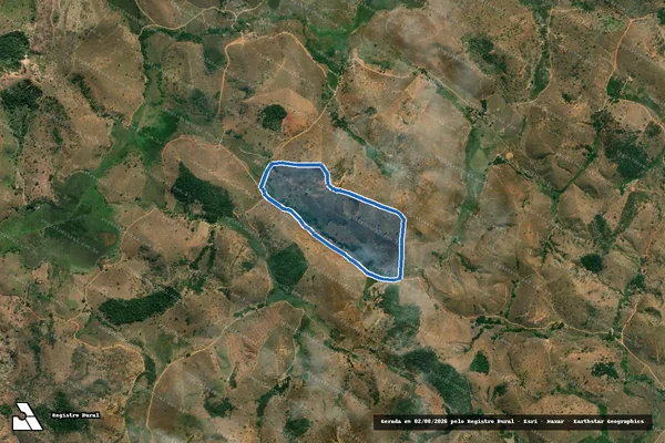 Imagem de satélite de SITIO MIRANDA - Parte 1 em Fernandes Tourinho - MG