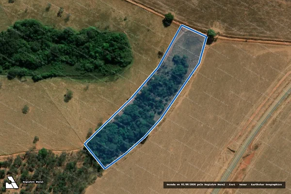 Imagem de satélite de Fazenda Nossa Senhora Aparecida -  Fazenda Nossa Senhora Aparecida (Parte 2) em Pires do Rio - GO