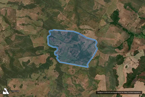 Imagem de satélite de FAZENDA SANTA HELENA - Parte 1 em Araguaçu - TO