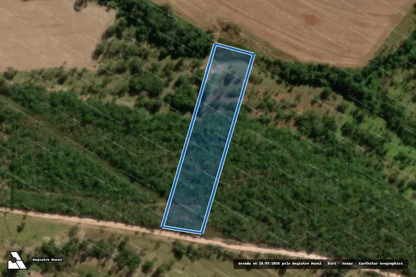 Imagem de satélite de FAZENDA SANTA BÁRBARA - Gleba 08 em Cromínia - GO