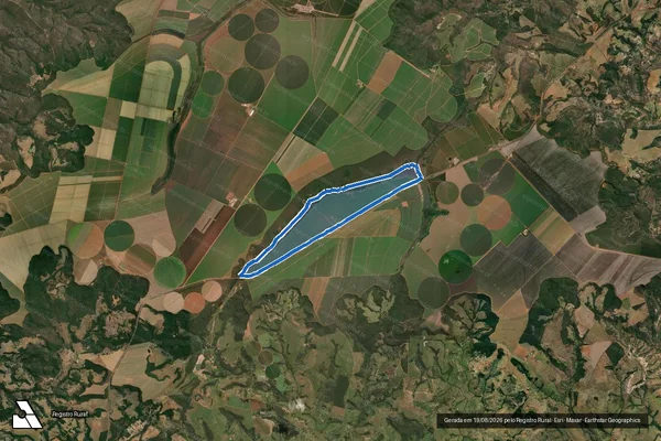 Imagem de satélite de FAZENDA SÃO GONÇALO - Parte 1 em São Gonçalo do Abaeté - MG