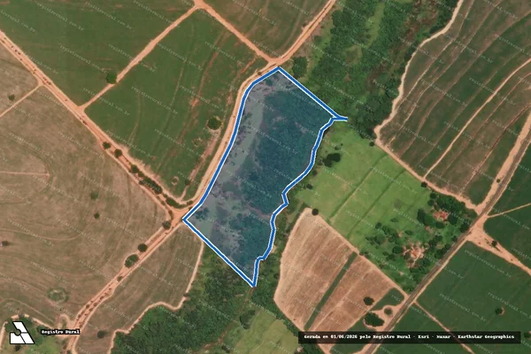 Imagem de satélite de Fazenda Taruanfa - PARTE 2 em Cafelândia - SP