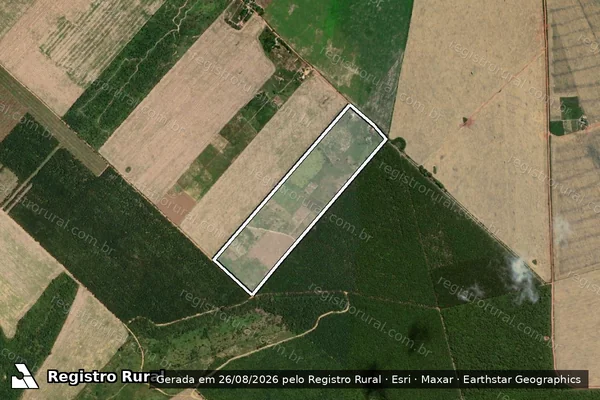 Imagem de satélite de SÍTIO SÃO BENTO - Gleba H em Rondon do Pará - PA