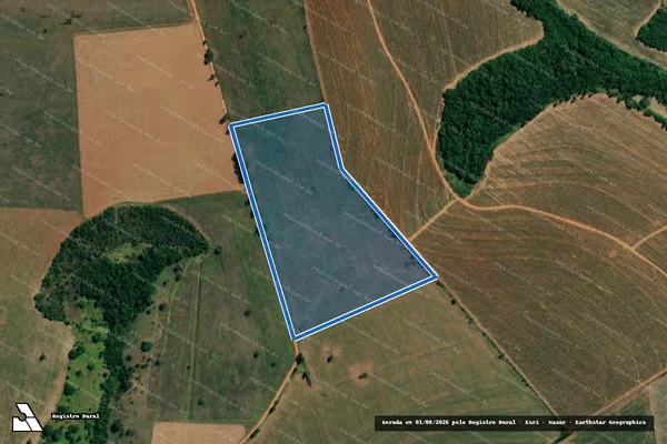Imagem de satélite de FAZENDA BARROS - PARCELA 05 em Patrocínio - MG