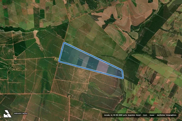 Imagem de satélite de Fazenda Monte Azul Lote S-1 Remanescente - Fazenda Monte Azul Lote S-1 Remanescente em Querência do Norte - PR