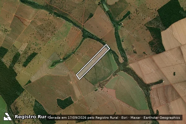 Imagem de satélite de Fazenda Tijucal e Fazendinha - GLEBA 01 em São Francisco de Sales - MG