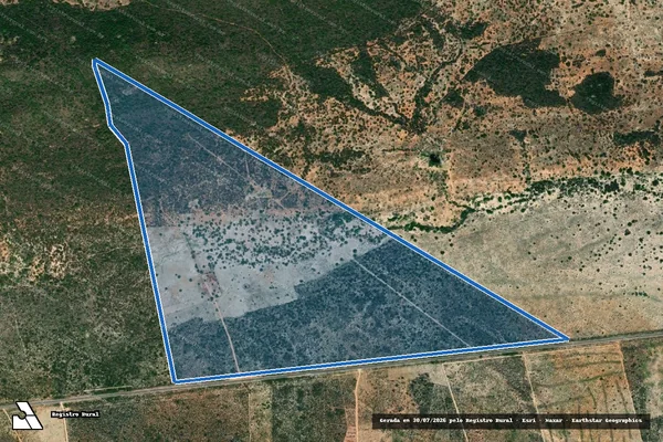 Imagem de satélite de FAZENDA BARREIRO DA BARAUNA - Lote 2 em Ibimirim - PE