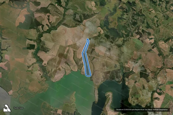 Imagem de satélite de FAZENDA SANTA THEODORA - Parte 1 em Santa Maria da Serra - SP