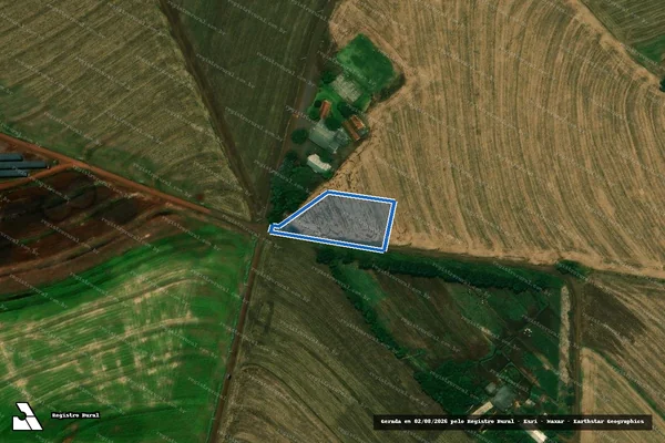 Imagem de satélite de Lote nº 612 da Fazenda Flamapec (Fazenda Piquiri) - C em Cascavel - PR