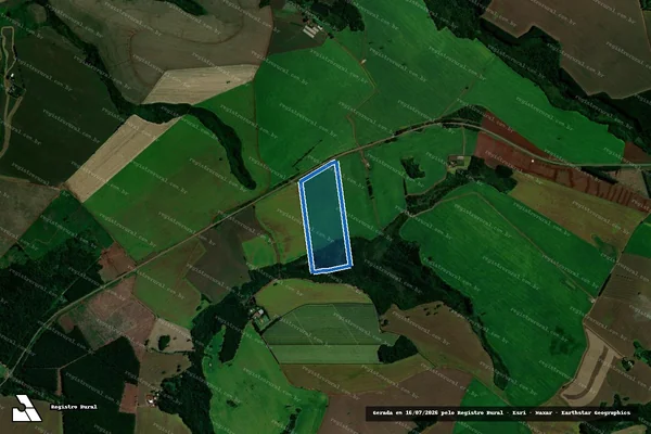 Imagem de satélite de FAZENDA VALCHIANA II, LOTE 16 - FAZENDA VALCHIANA II, LOTE 16 em Faxinal - PR