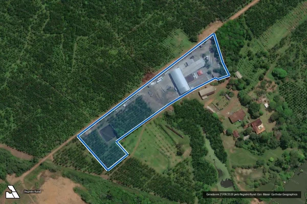 Imagem de satélite de Agro Industria Santo Expedito - Parcela 3 em Santa Izabel do Pará - PA