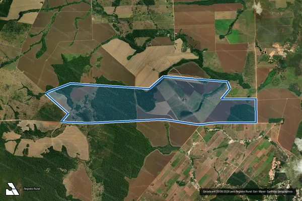 Imagem de satélite de Fazenda Agropecuária Nossa Senhora D'Abadia