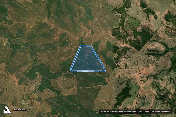 Imagem de satélite de Fazenda São Gabriel do Morro Alto - Parcela 1 em São Gabriel do Oeste - MS
