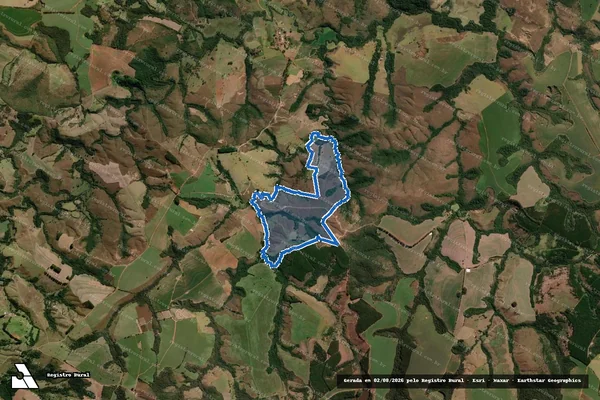 Imagem de satélite de FAZENDA SANTA ROSA - Gleba B em Ibiá - MG
